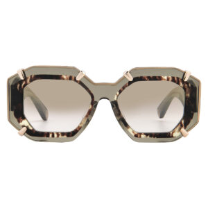 philipp plein brown gradient geometric ladies sunglasses spp098v g61g 53