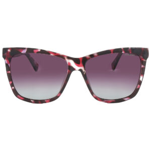 polaroid core polarized burgundy gradient cat eye ladies sunglasses pld 4078/s/x 0ydc/jr 56