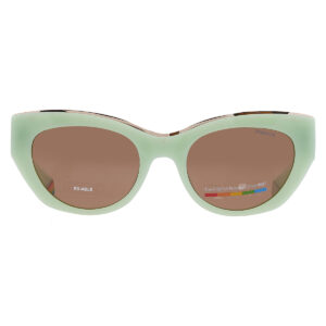 polaroid polarized bronze cat eye ladies sunglasses pld 6199/s/x 01ed/sp 50