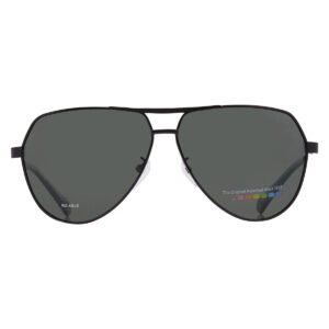 polaroid polarized green pilot men's sunglasses pld 2145/g/s/x 0003/uc 62
