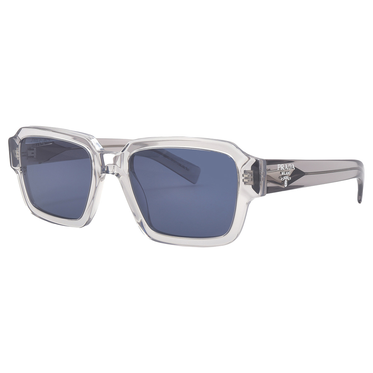 prada blue rectangular men's sunglasses pr 02zs u430a9 52 prada blue rectangular men's sunglasses pr 02zs u430a9 52