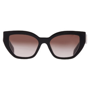 prada brown gradient butterfly ladies sunglasses pr a09s 1ab0a6 53