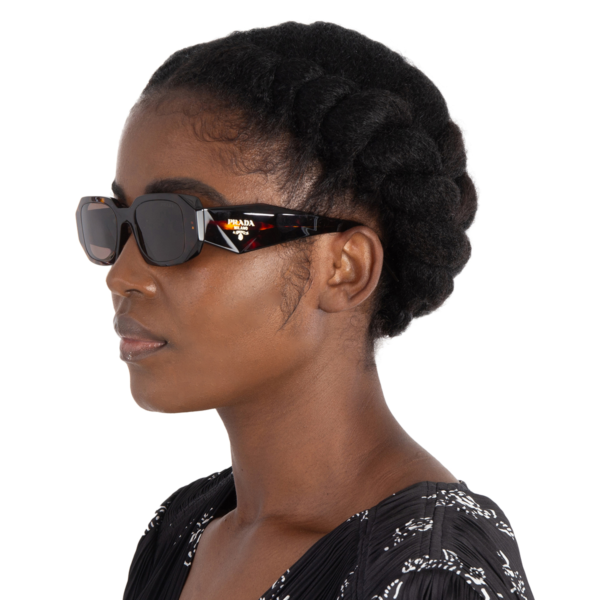 prada brown rectangular ladies sunglasses pr 17ws 2au8c1 49 prada brown rectangular ladies sunglasses pr 17ws 2au8c1 49