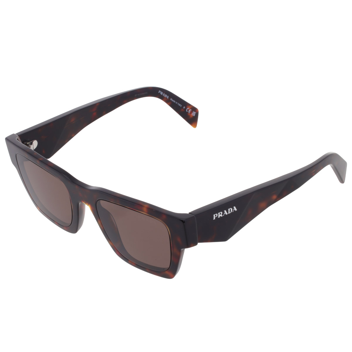 prada brown square men's sunglasses pr a06s 17n06b 50 prada brown square men's sunglasses pr a06s 17n06b 50