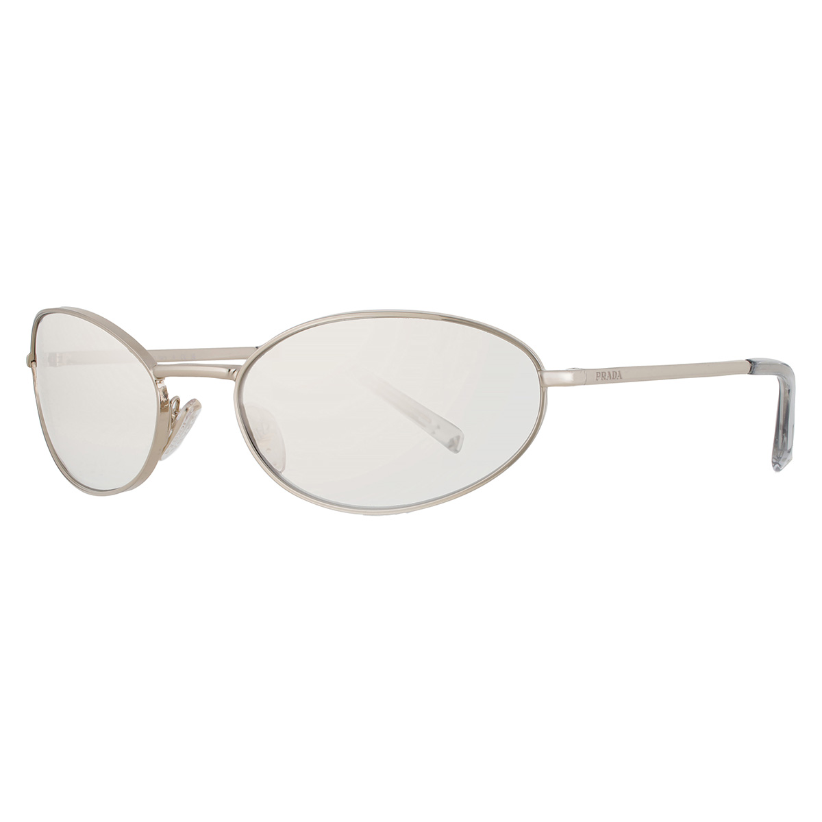 prada clear mirror gold gradient oval ladies sunglasses pr a59s 14n7h1 59 prada clear mirror gold gradient oval ladies sunglasses pr a59s 14n7h1 59