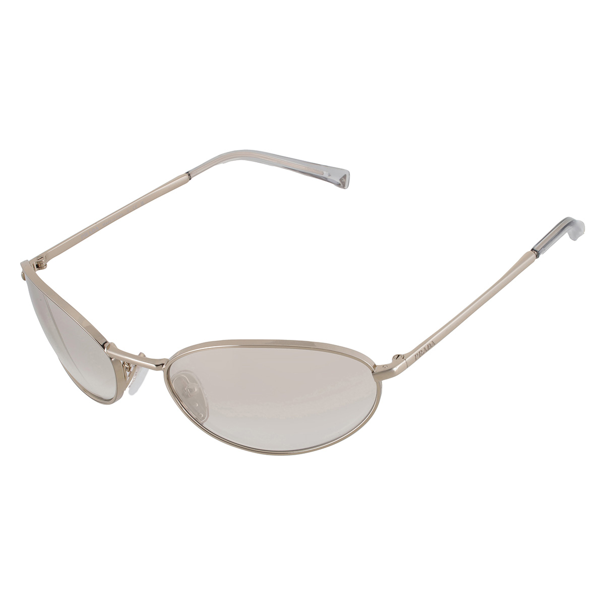 prada clear mirror gold gradient oval ladies sunglasses pr a59s 14n7h1 59 prada clear mirror gold gradient oval ladies sunglasses pr a59s 14n7h1 59