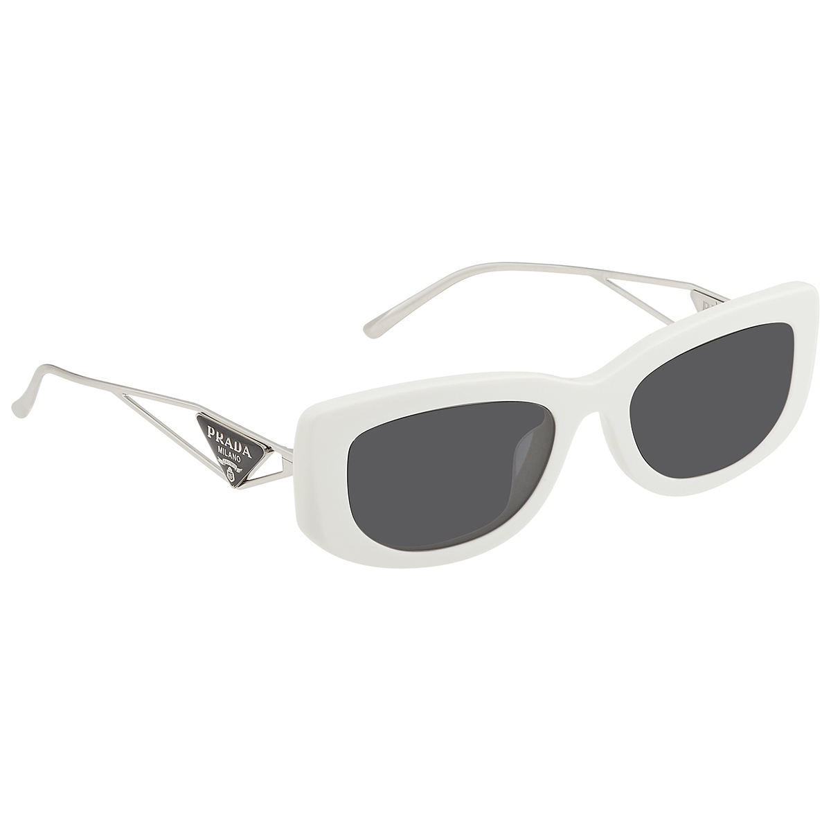 prada dark gray rectangular ladies sunglasses pr 14ys 1425s0 53 prada dark gray rectangular ladies sunglasses pr 14ys 1425s0 53