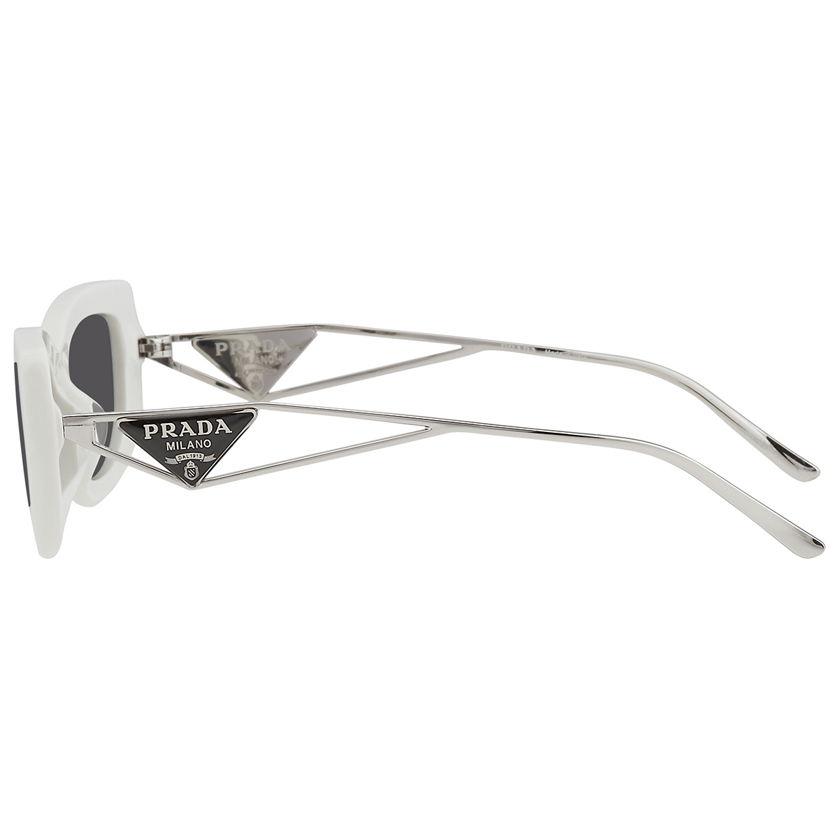prada dark gray rectangular ladies sunglasses pr 14ys 1425s0 53 prada dark gray rectangular ladies sunglasses pr 14ys 1425s0 53