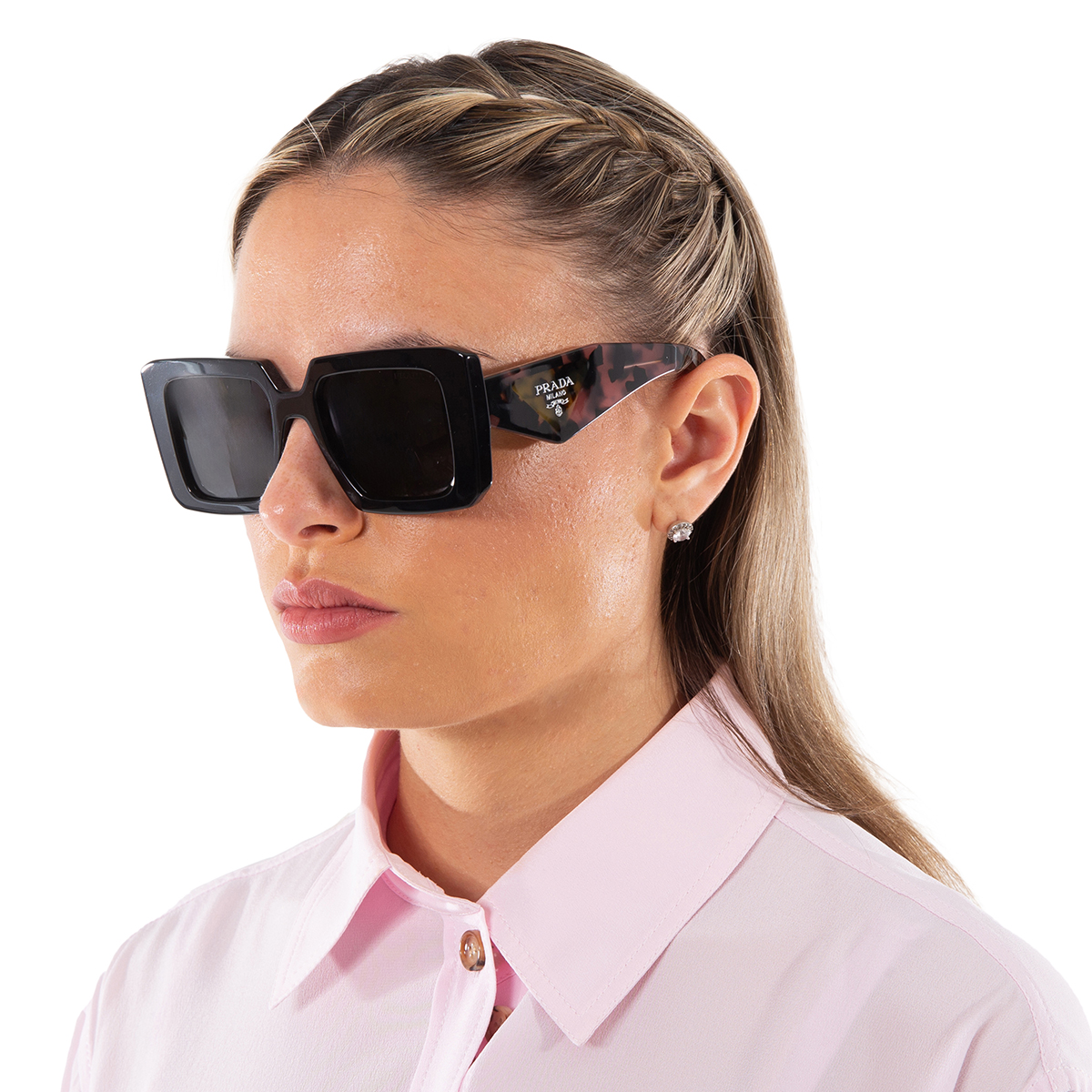 prada dark gray square ladies sunglasses pr 23ys 1ab5s0 51 prada dark gray square ladies sunglasses pr 23ys 1ab5s0 51