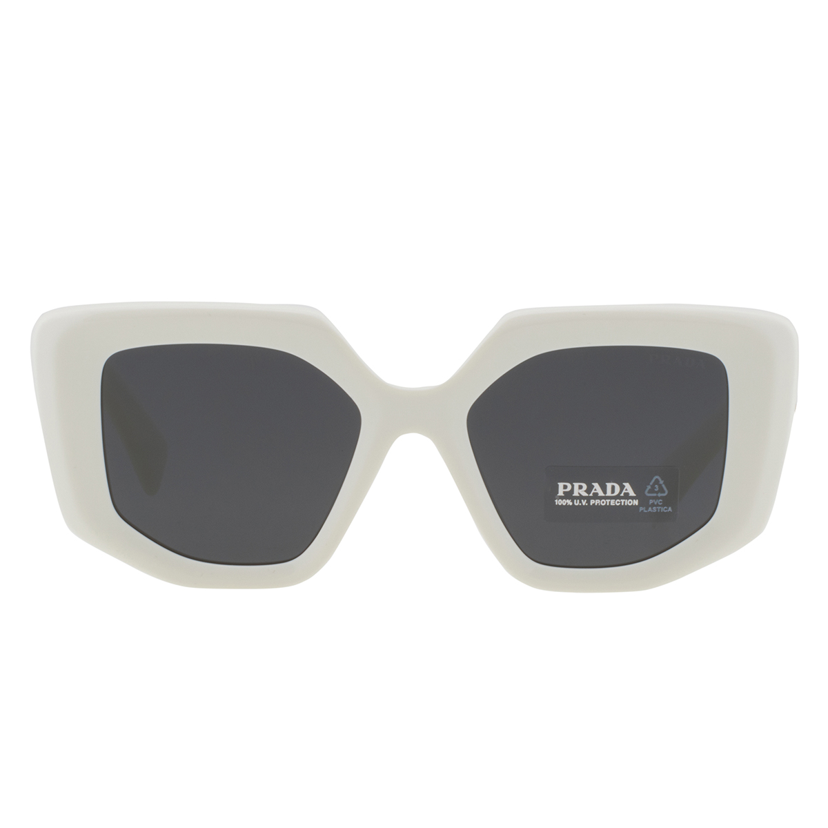 prada dark grey irregular ladies sunglasses pr 14zs 1425s0 50 prada dark grey irregular ladies sunglasses pr 14zs 1425s0 50