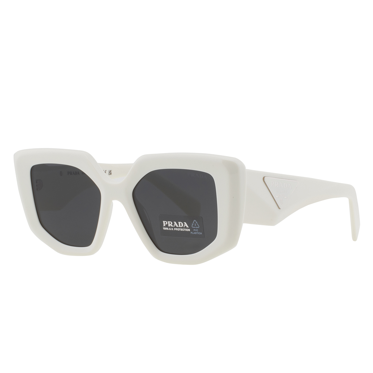 prada dark grey irregular ladies sunglasses pr 14zs 1425s0 50 prada dark grey irregular ladies sunglasses pr 14zs 1425s0 50
