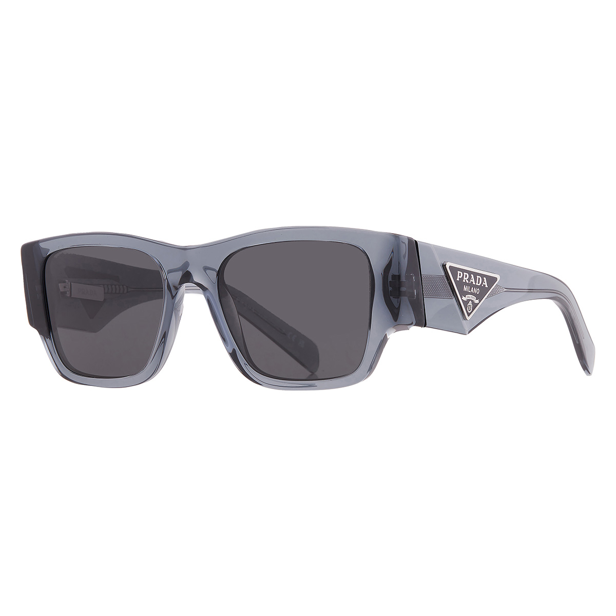 prada dark grey square men's sunglasses pr 10zs 17t08z 54 prada dark grey square men's sunglasses pr 10zs 17t08z 54