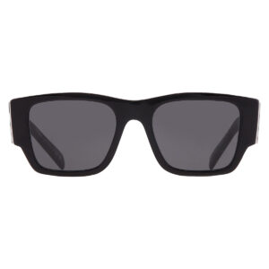 prada dark grey square men's sunglasses pr 10zs 1ab5s0