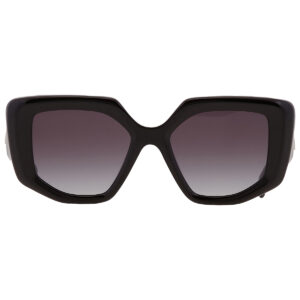 prada grey gradient irregular ladies sunglasses pr 14zs 1ab09s 50