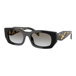 prada grey gradient rectangular ladies sunglasses pr b05s 3890a7 53