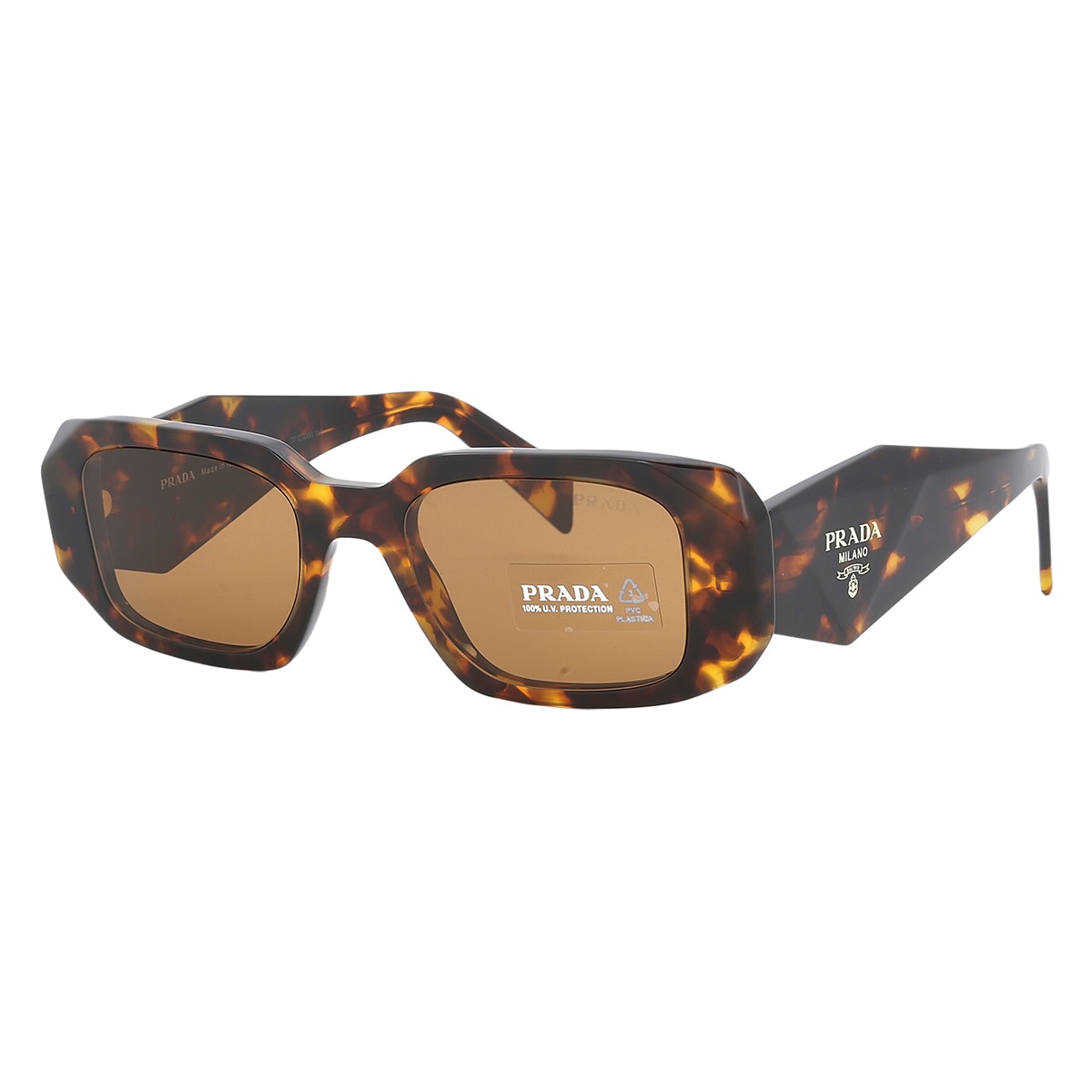 prada light brown rectangular ladies sunglasses pr 17ws vau2z1 49 prada light brown rectangular ladies sunglasses pr 17ws vau2z1 49