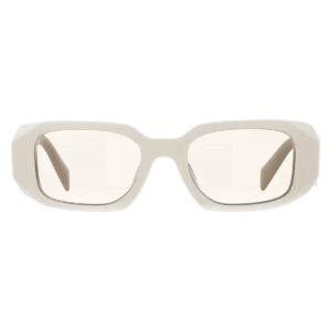 prada light brown rectangular ladies sunglasses pr 17wsf 21d5j2 51