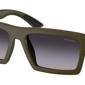prada linea rossa grey gradient rectangular men's sunglasses ps a07s 15x09u 55