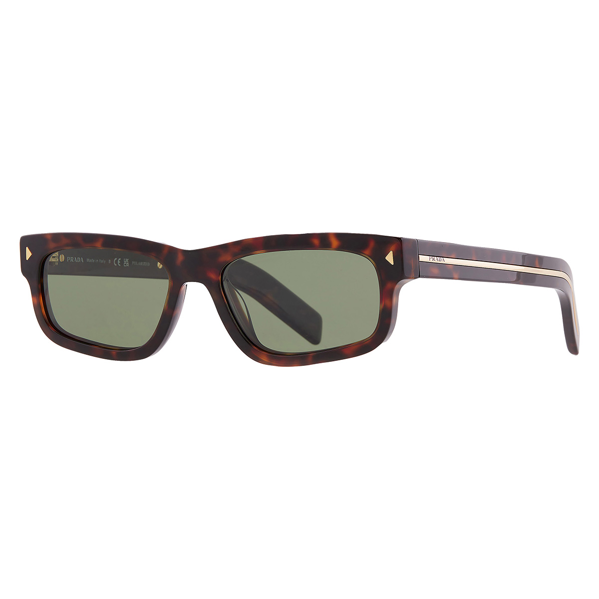 prada polarized green rectangular men's sunglasses pr b11s 17n20g 55 prada polarized green rectangular men's sunglasses pr b11s 17n20g 55
