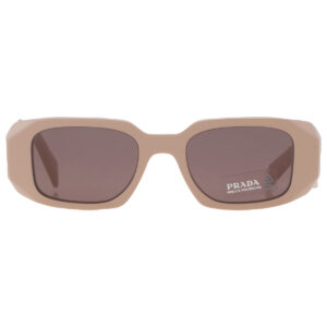 prada purple brown rectangular ladies sunglasses pr 17ws vyj6x1 49