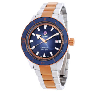 rado captain cook automatic blue dial men's watch r32137203