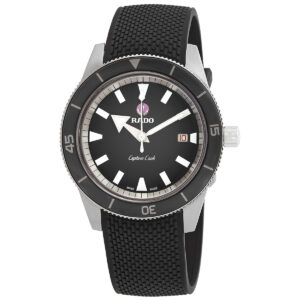 rado captain cook automatic grey dial men's watch r32505019