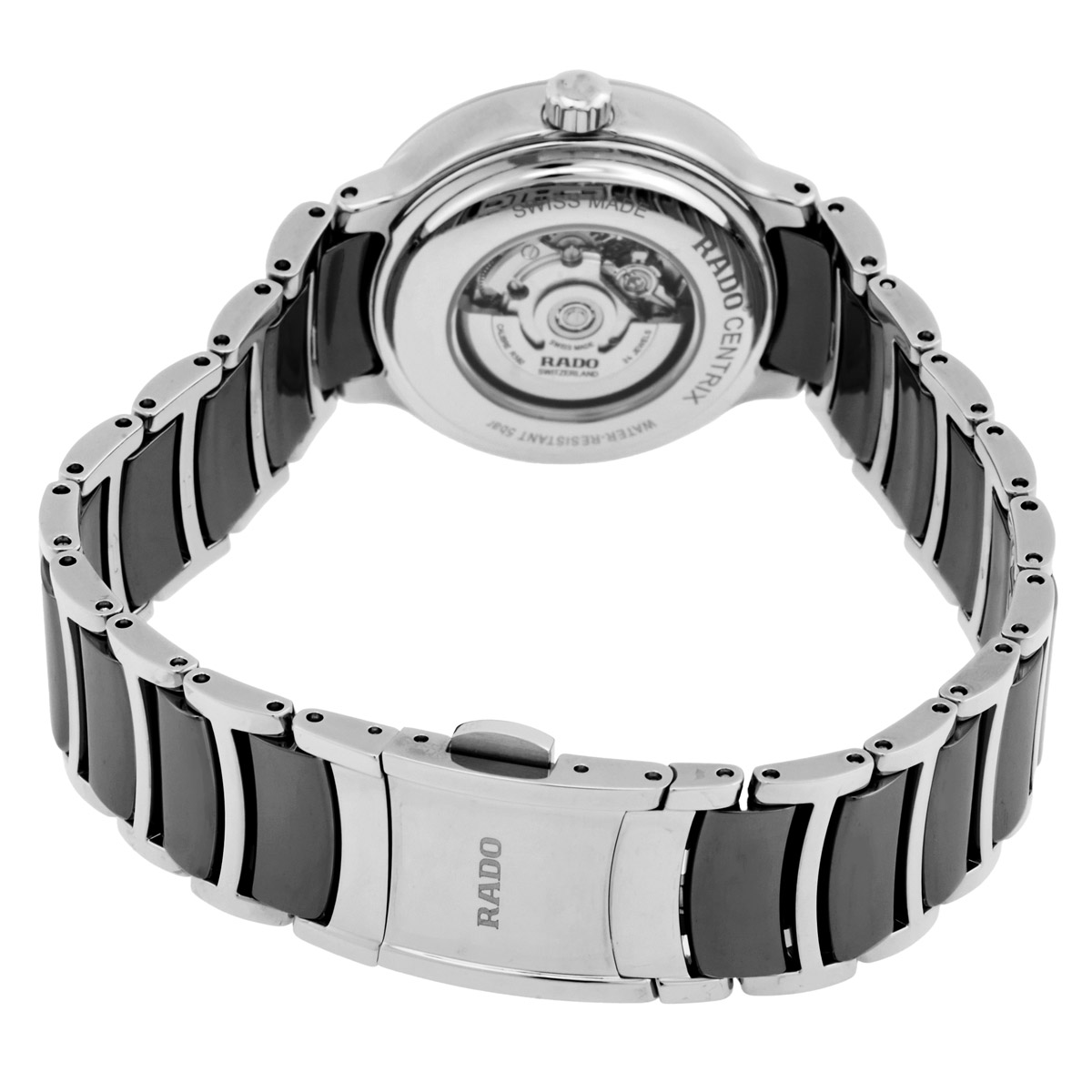 rado centrix automatic diamond black dial ladies watch r30020742 rado centrix automatic diamond black dial ladies watch r30020742