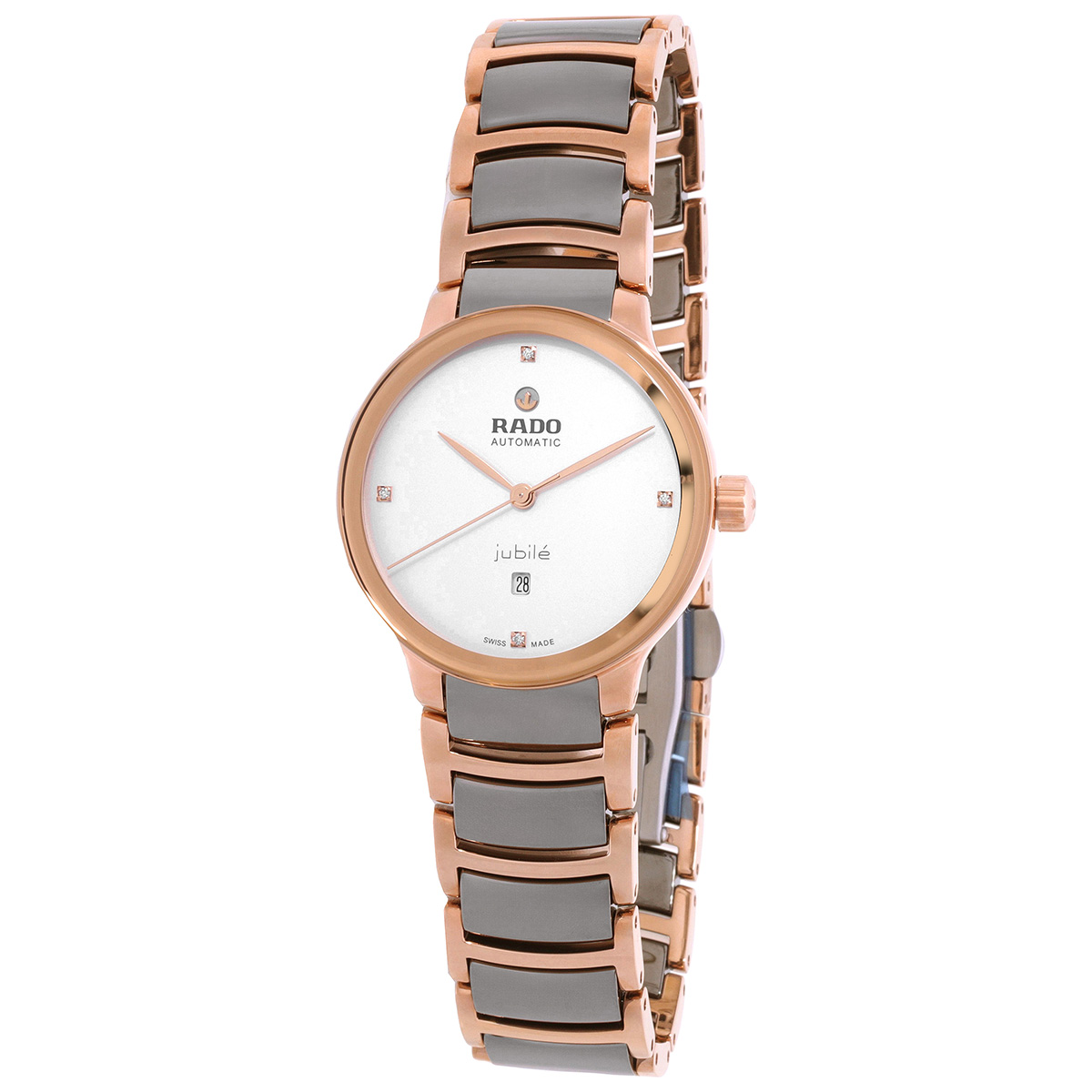 rado centrix automatic diamond white dial ladies watch r30019722 rado centrix automatic diamond white dial ladies watch r30019722