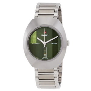 rado diamaster automatic green dial men's watch r12160303