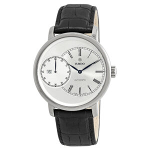 rado diamaster automatic silver dial men's watch r14129136