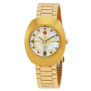 rado diastar original automatic diamond champagne dial men's watch r12413073
