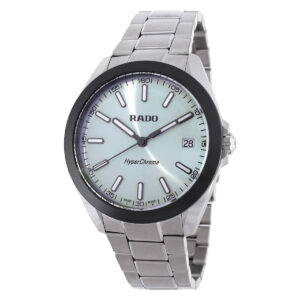 rado hyperchrome quartz ice blue dial men's watch r32280213