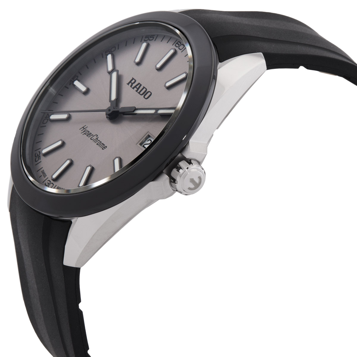 rado hyperchrome quartz rhodium sunray dial men's watch r32280109 rado hyperchrome quartz rhodium sunray dial men's watch r32280109
