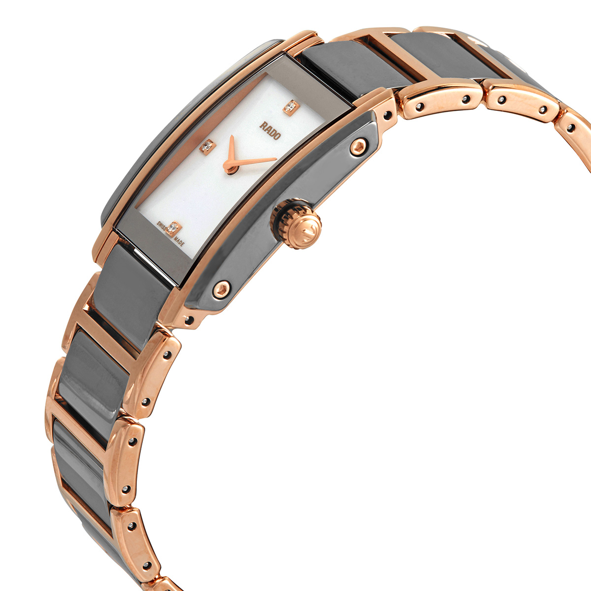 rado integral diamonds quartz white dial ladies watch r20141712 rado integral diamonds quartz white dial ladies watch r20141712