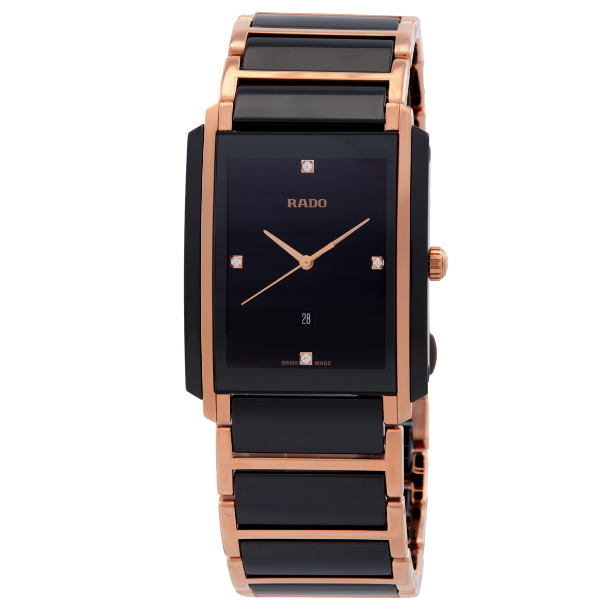 rado integral l black dial ceramic diamond men's watch r20207712 rado integral l black dial ceramic diamond men's watch r20207712