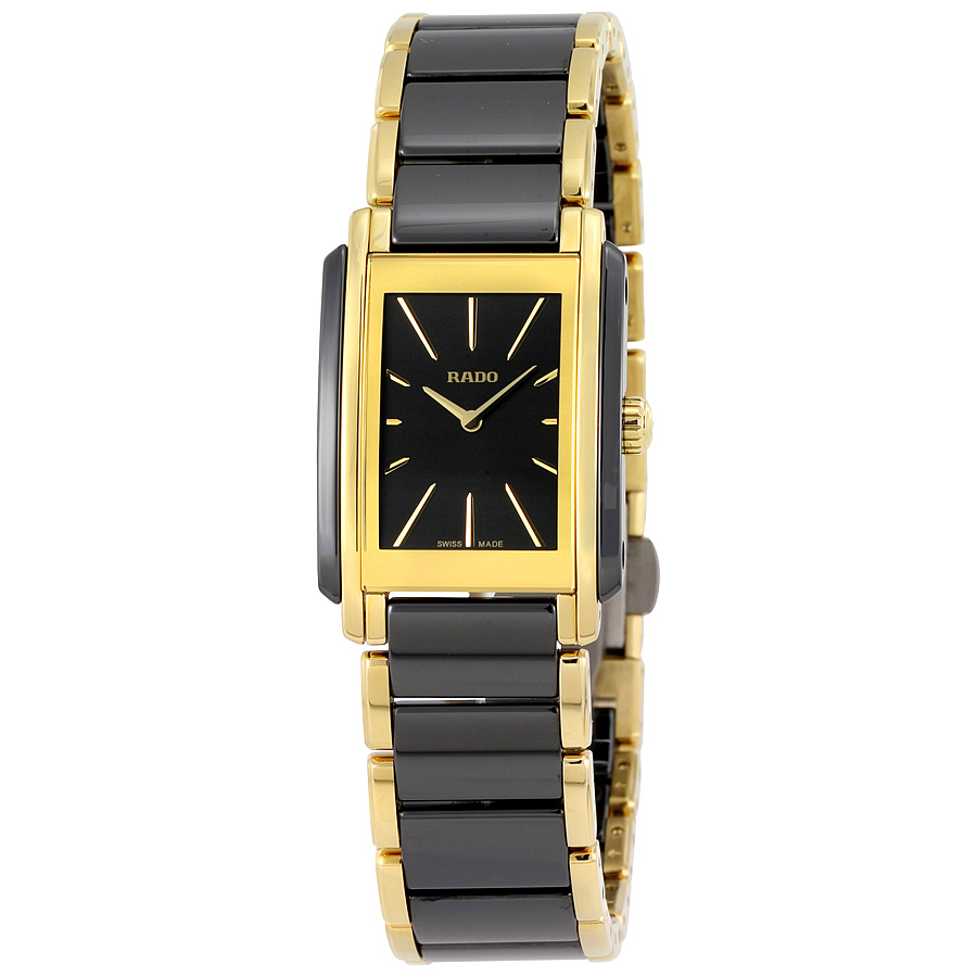 rado integral black dial ladies watch r20224152 rado integral black dial ladies watch r20224152