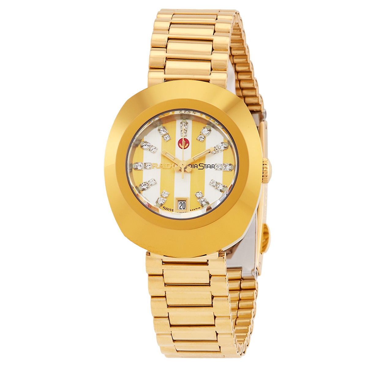 rado original automatic diamond champagne dial ladies watch r12416803 rado original automatic diamond champagne dial ladies watch r12416803