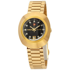 rado original automatic black dial ladies watch r12416613
