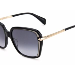 rag and bone grey gradient square ladies sunglasses rnb1059/g/s 0807/9o 57