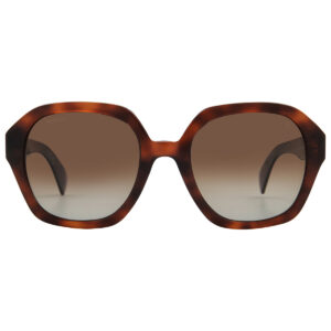 rag and bone rag & bone brown gradient square ladies sunglasses rnb1063/s 0086/la 53