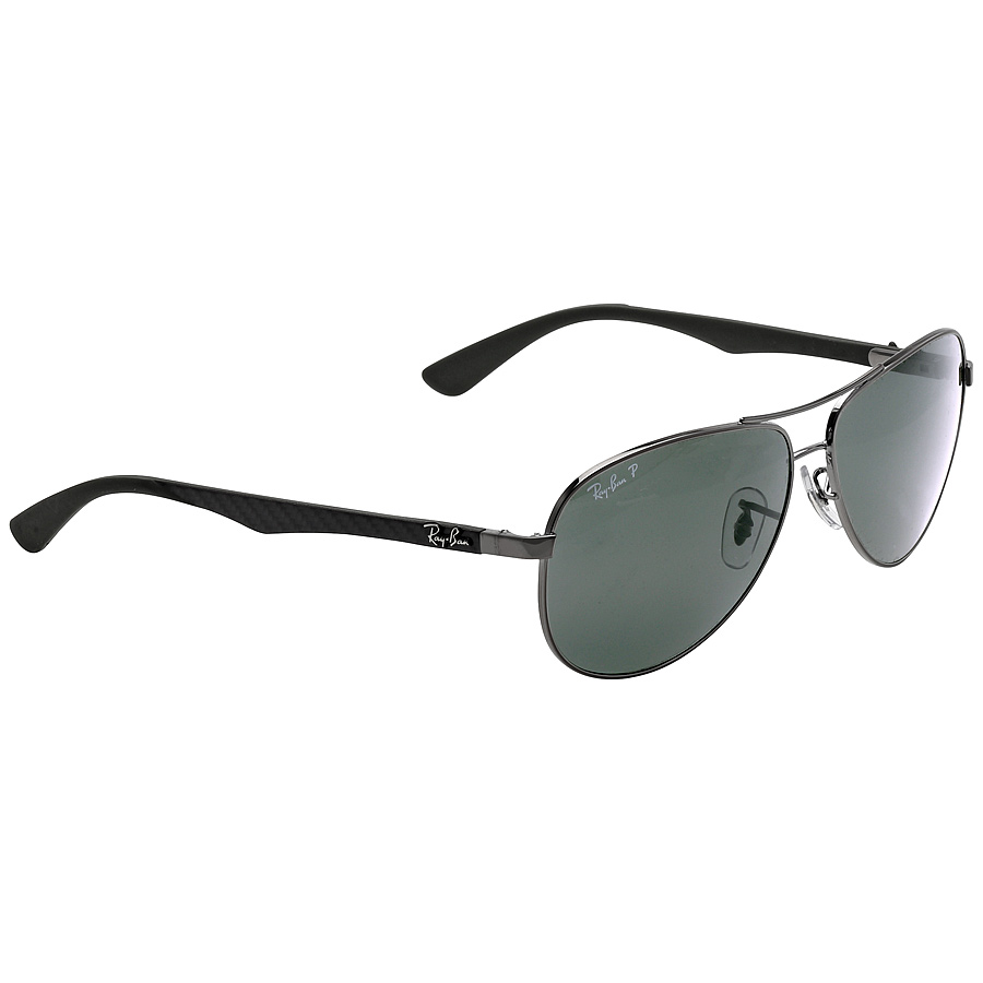 ray ban ray ban carbon fibre polarized green classic g 15 pilot men's sunglasses rb8313 004/n5 61 ray ban ray ban carbon fibre polarized green classic g 15 pilot men's sunglasses rb8313 004/n5 61