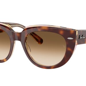 ray ban ray ban doreen brown gradient cat eye ladies sunglasses rb2286 141451 49
