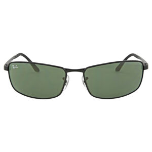 ray ban ray ban green classic rectangular men's sunglasses rb3498 002/71 61