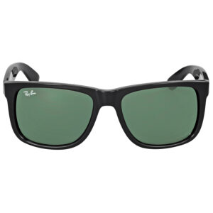 ray ban ray ban justin classic green classic square men's sunglasses rb4165 601/71 54