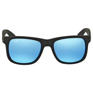 ray ban ray ban justin color mix blue mirror square men's sunglasses rb4165 622/55 50