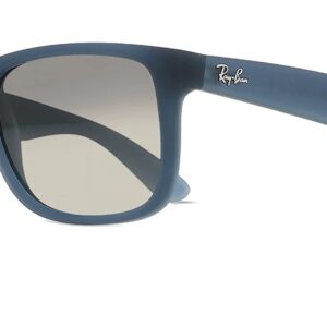 ray ban ray ban justin gradient grey square men's sunglasses rb4165 681311 54