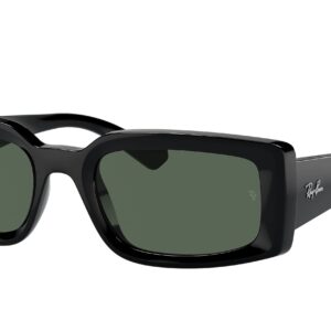 ray ban ray ban kiliane bio based dark green rectangular ladies sunglasses rb4395f 667771 54