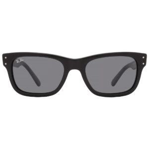ray ban ray ban mr burbank blue rectangular men's sunglasses rb2283 901/r5 55