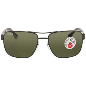 ray ban ray ban polarized green classic g 15 square men's sunglasses rb3530 002/9a 58