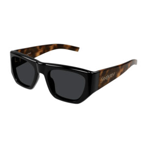 saint laurent black square ladies sunglasses sl 740 004 52